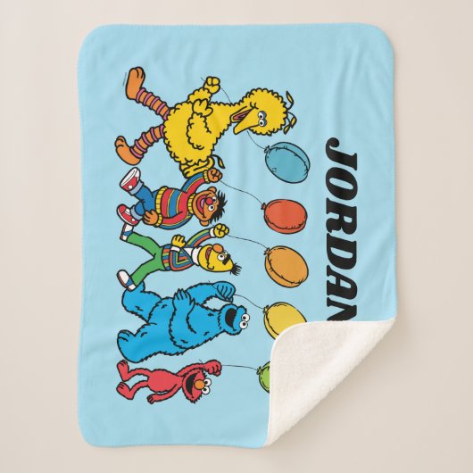 Sesamstraat Vrienden | Partijballonnen Sherpa Deken (Voorkant)