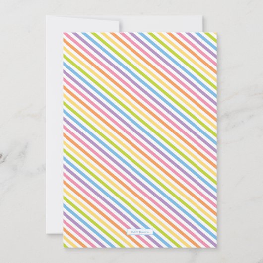 Sesamstraat Vrienden Pastel | 1e verjaardag foto Kaart (Achterkant)