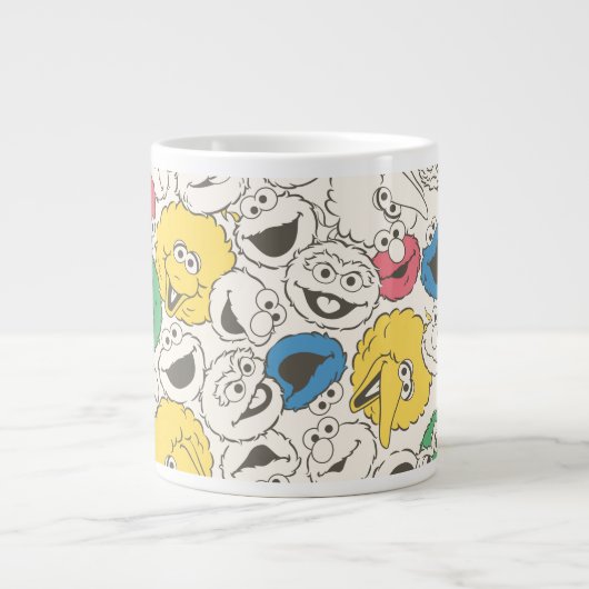 Sesamstraat Vrienden |  patroon met grote kop (Voorkant)