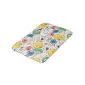 Sesamstraat Vrienden |  patroon met grote kop Badmat (Gekanteld)