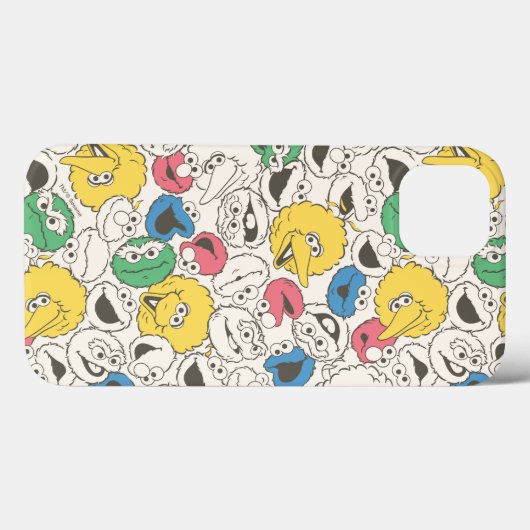 Sesamstraat Vrienden | patroon met grote kop Case-Mate iPhone Case (Achterkant (horizontaal))