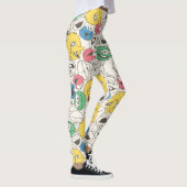Sesamstraat Vrienden |  patroon met grote kop Leggings (Rechts)
