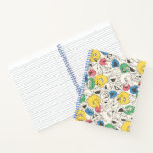 Sesamstraat Vrienden |  patroon met grote kop Notitieboek (Binnen)