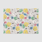 Sesamstraat Vrienden |  patroon met grote kop Tissuepapier (Voorkant)