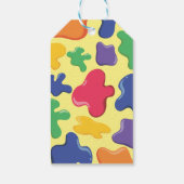 Sesamstraat Vrienden Rainbow Art Party Dank u Cadeaulabel (Achterkant)