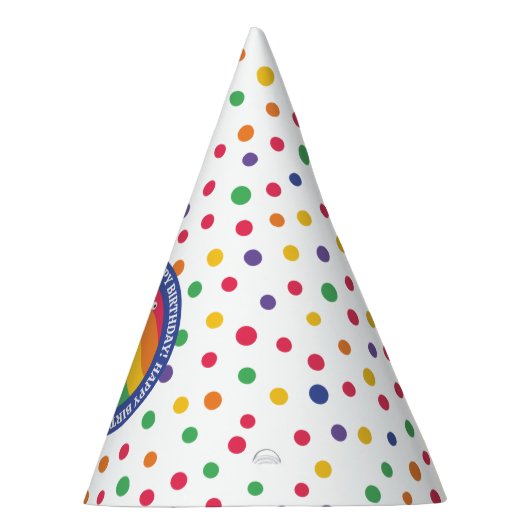 Sesamstraat Vrienden Rainbow Happy Birthday Feesthoedjes (Rechts)