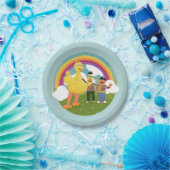 Sesamstraat Vrienden Rainbow Papieren Bordje (Feest)