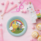 Sesamstraat Vrienden Rainbow Papieren Bordje (Feest)