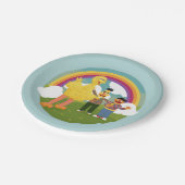 Sesamstraat Vrienden Rainbow Papieren Bordje (Gekanteld)