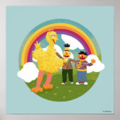  Sesamstraat Vrienden Rainbow Poster (Voorkant)