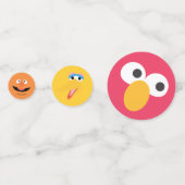 Sesamstraat Vrienden Regenboog Confetti (Achterkanten)