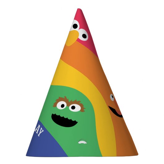 Sesamstraat Vrienden Regenboog Feesthoedjes (Rechts)