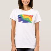 Sesamstraat Vrienden Regenboog T-shirt (Voorkant)