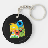 Sesamstraat Vrienden Sleutelhanger (Achterkant)
