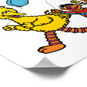 Sesamstraat Vrienden Verjaardagsballonnen nemen ee Poster (Hoek)