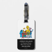 Sesamstraat Vrienden Wachten Bagagelabel (Achterkant verticaal)