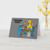 Sesamstraat Vrienden Wachten Kaart (Gele Bloem)