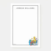 Sesamstraat Vrienden Wachten Post-it® Notes (Voorkant)