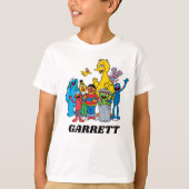 Sesamstraat Vrienden Wachten T-shirt (Voorkant)