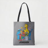 Sesamstraat Vrienden Wachten Tote Bag (Voorkant)