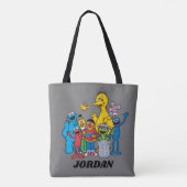 Sesamstraat Vrienden Wachten Tote Bag (Achterkant)