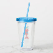 Sesamstraat | Winter Elmo Acryl Drinkbeker (Achterkant)