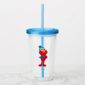Sesamstraat | Winter Elmo Acryl Drinkbeker (Voorkant)