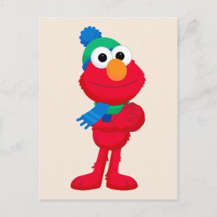Sesamstraat Winter Elmo Briefkaart