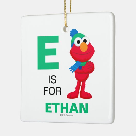 Sesamstraat | Winter Elmo Keramisch Ornament (Links)