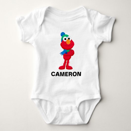 Sesamstraat | Winter Elmo Romper (Voorkant)
