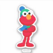 Sesamstraat | Winter Elmo Sticker (Voorkant)