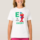Sesamstraat | Winter Elmo T-shirt (Voorkant)