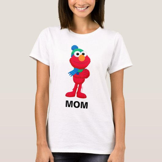 Sesamstraat | Winter Elmo T-shirt (Voorkant)
