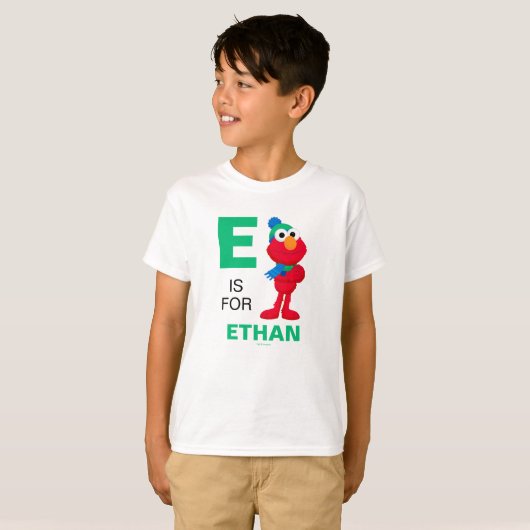 Sesamstraat | Winter Elmo T-shirt (Voorkant volledig)