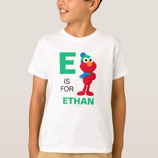 Sesamstraat | Winter Elmo T-shirt (Voorkant)