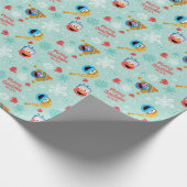 Sesamstraat Winter Pattern Cadeaupapier (Hoek)