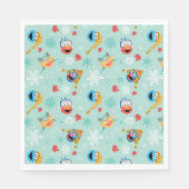 Sesamstraat Winter Pattern Servet (Voorkant)