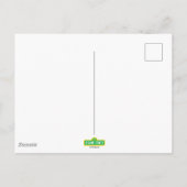 Sesamstraat Winter Sneeuwvlok Patroon Briefkaart (Achterkant)