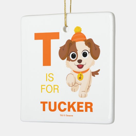 Sesamstraat | Winter Tango Keramisch Ornament (Links)