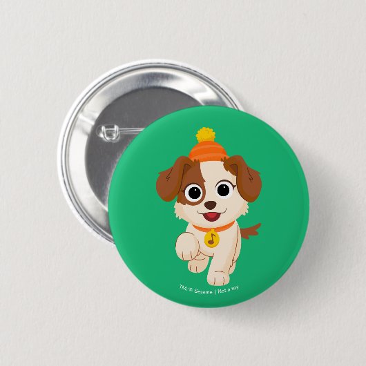 Sesamstraat | Winter Tango Ronde Button 5,7 Cm (Voorkant /achterkant)