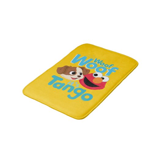 Sesamstraat | Wof Wof Woof Het is Tango & Elmo Badmat (Gekanteld)