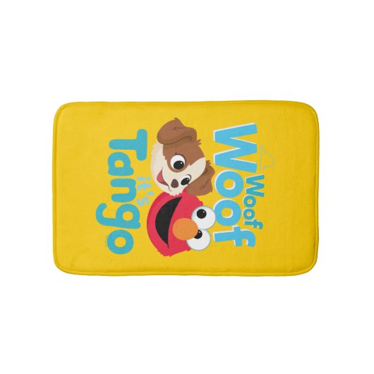 Sesamstraat | Wof Wof Woof Het is Tango & Elmo Badmat (Voorkant)