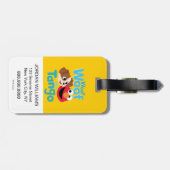 Sesamstraat | Wof Wof Woof Het is Tango & Elmo Bagagelabel (Achterkant horizontaal)