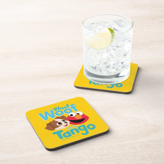 Sesamstraat | Wof Wof Woof Het is Tango & Elmo Bier Onderzetter (Rechterzijde)
