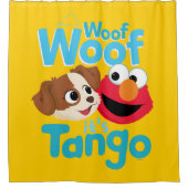 Sesamstraat | Wof Wof Woof Het is Tango & Elmo Douchegordijn (Voorkant)