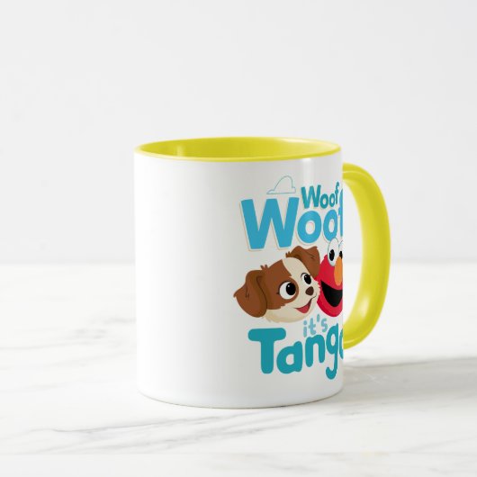 Sesamstraat | Wof Wof Woof Het is Tango & Elmo Mok (Voorkant rechts)