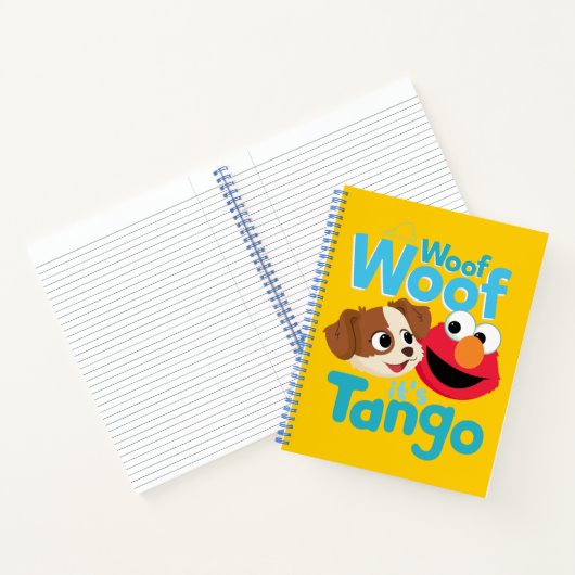 Sesamstraat | Wof Wof Woof Het is Tango & Elmo Notitieboek (Binnen)