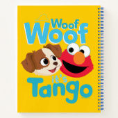 Sesamstraat | Wof Wof Woof Het is Tango & Elmo Notitieboek (Achterkant)