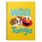 Sesamstraat | Wof Wof Woof Het is Tango & Elmo Notitieboek (Voorkant)