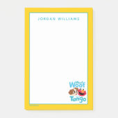 Sesamstraat | Wof Wof Woof Het is Tango & Elmo Post-it® Notes (Voorkant)